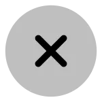 Close Circle SVG Icon